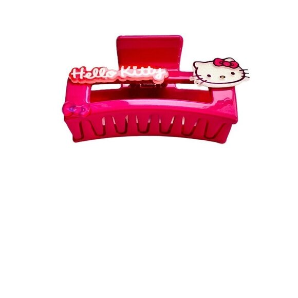 HELLO Kitty Pink Hair Claw Clip - Picture 4 of 8